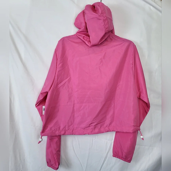 NWT Disney Parks Womens Pink Dose of Disney Cropped Windbreaker Hoodie Size XL - Picture 7 of 7